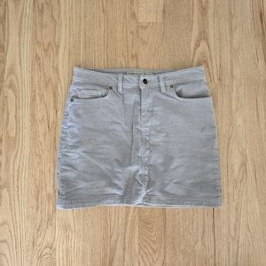 Patagonia Corduroy Grey Skirt